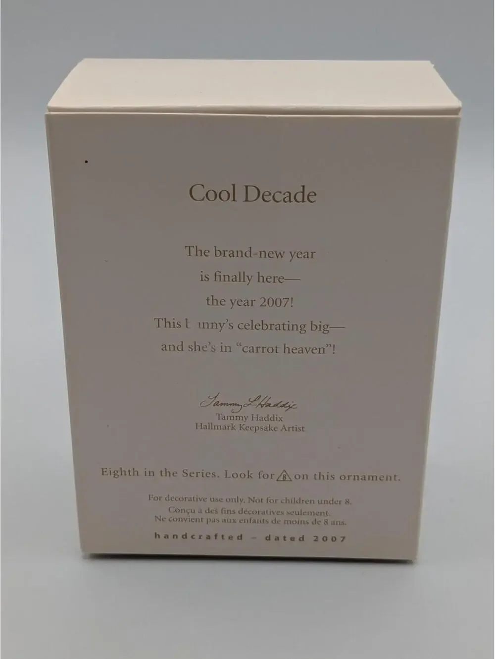 Hallmark Keepsake Cool Decade 2007 Christmas Ornament, 8th in the Series